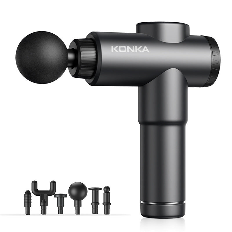 Konka fascia gun factory household small muscle relaxation massager intelligent electric massager cross-border charging model
