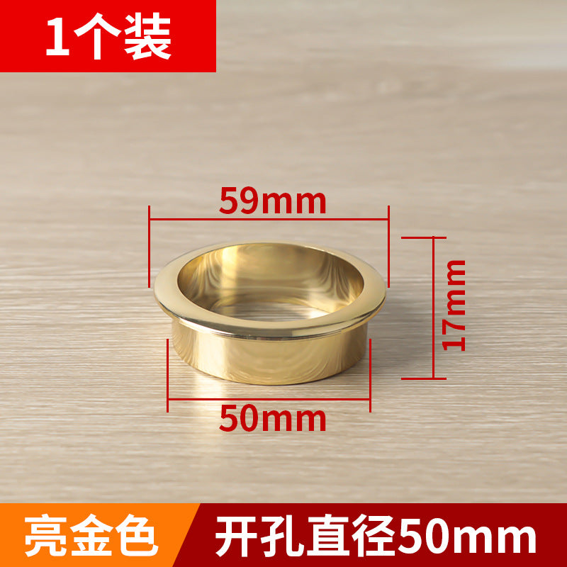 Nylon round wire box finishing hole cover computer desktop wire box desk threading hole furniture hardware accessories