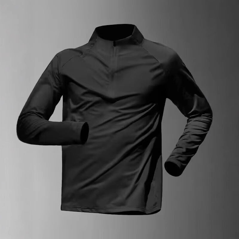 Sports quick-drying clothes long-sleeved t-shirt men's sports tops summer running training sunscreen t-shirts outdoor fitness clothes