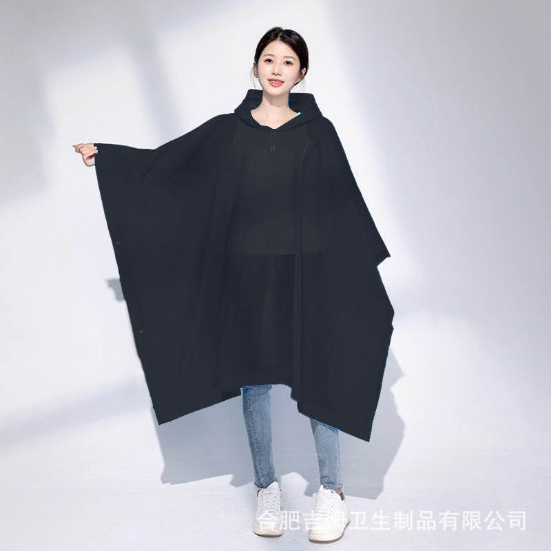 Non-disposable thickened outdoor travel adult poncho rafting EVA portable light men's and women's fashion, raincoat wholesale