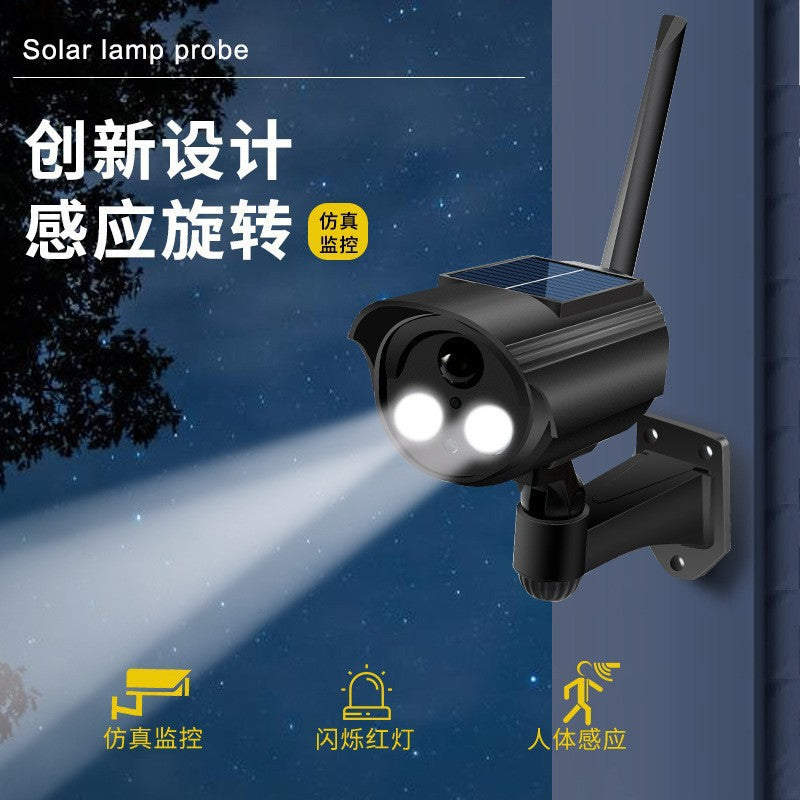 CA-11 Simulation Surveillance Camera False Monitor with Light Flash Probe Home Anti-theft Outdoor Virtual Camera