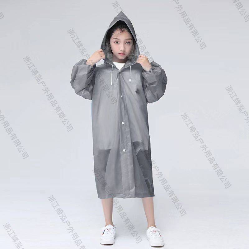 Emperor Walker Children's Raincoat Outdoor Fashion EVA Raincoat Travel School Poncho Portable Schoolboy Raincoat