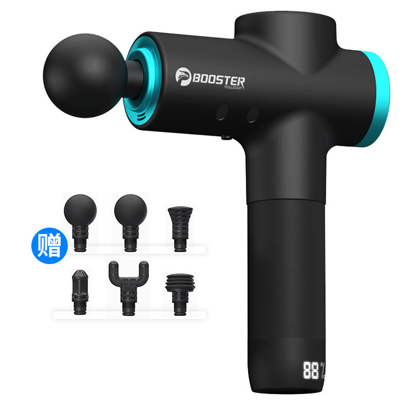 Professional grade fascia gun Cross-border muscle relaxation massager LCD intelligent variable speed vibration electric fascia gun