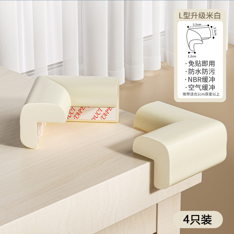 Table table corner anti-collision corner anti-collision strip anti-collision safety hemming soft bed corner sticker baby children right angle protective cover