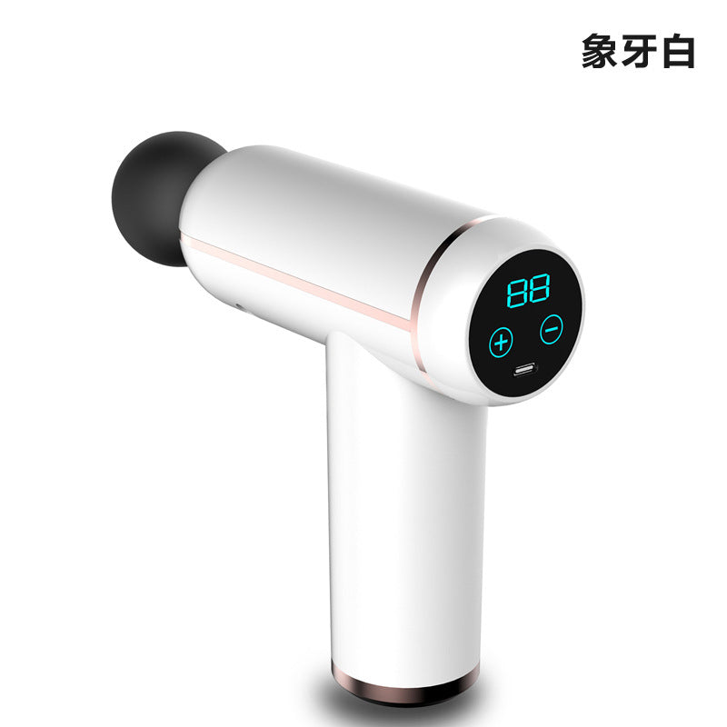 Cross-border Pulse Fascia Gun Muscle Deep Impact Choroid Mini Electric Massage Amazon Massager Neck Rub Gun