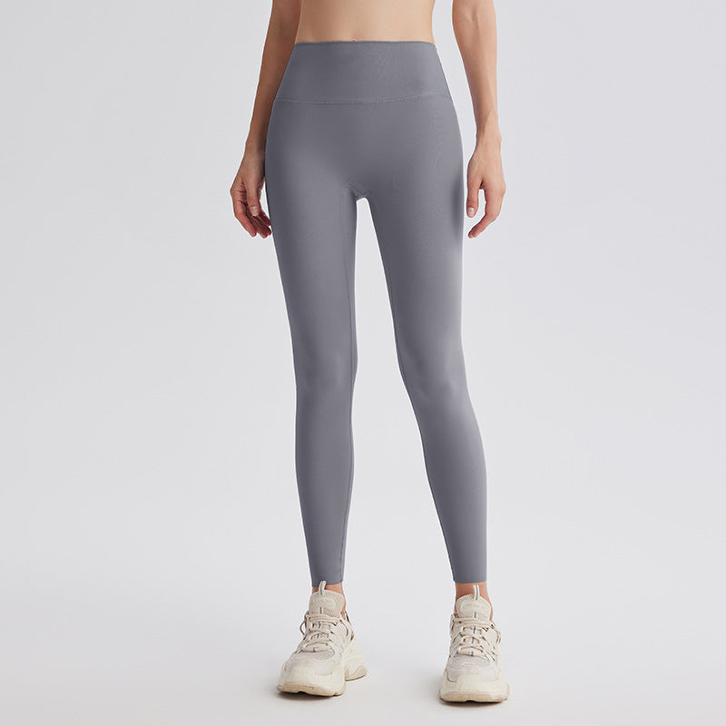 Upgrade the sixth generation of double-sided abraded shark pants, high-waisted nude yoga clothes, running sports fitness pants, hip-lifting yoga pants.