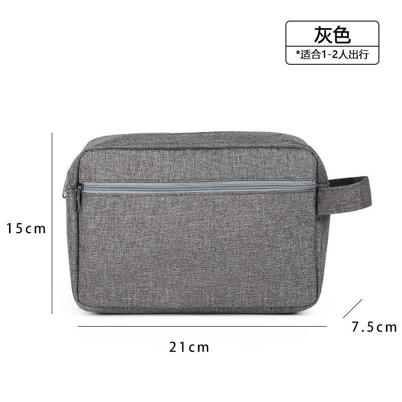 Business gifts Men's toiletry bag Portable travel storage bag Large capacity waterproof folding cosmetic bag Dry and wet separation