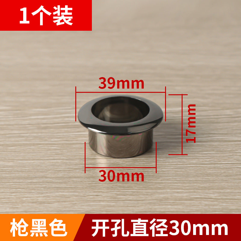 Nylon round wire box finishing hole cover computer desktop wire box desk threading hole furniture hardware accessories
