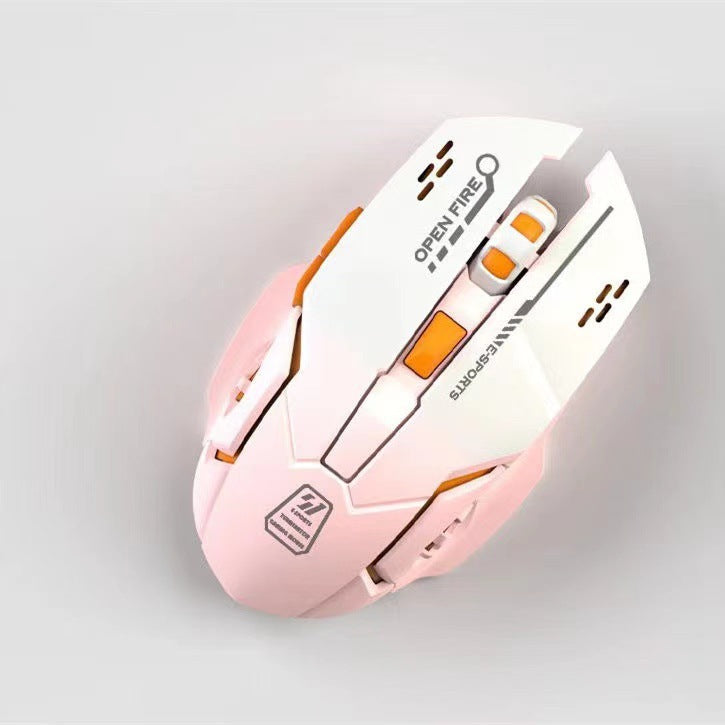 Wireless mouse bluetooth mecha charging machinery e-sports game office silent silent laptop accessories