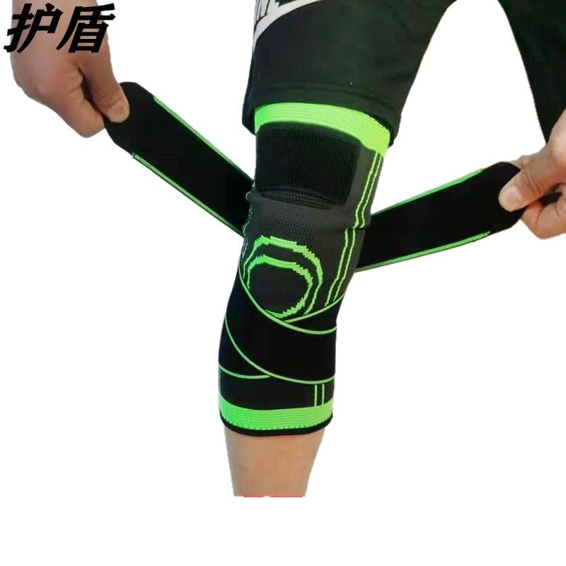 Nylon strap knee pads, pressurized anti-slide outdoor sports, basketball running, mountaineering, ventilation protection, wholesale by manufacturers