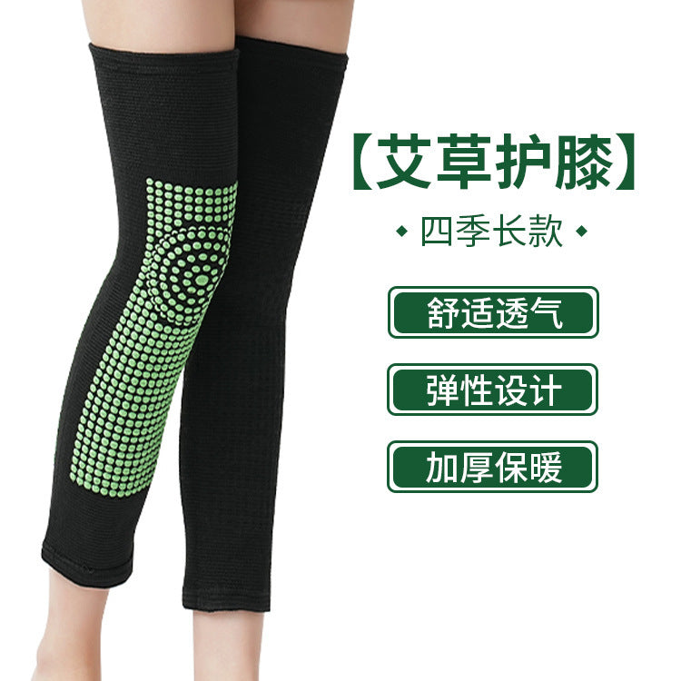 Wormwood knee pads to keep warm old cold legs heating knee pads thickened to prevent cold winter warmth motorcycle knee joint cover