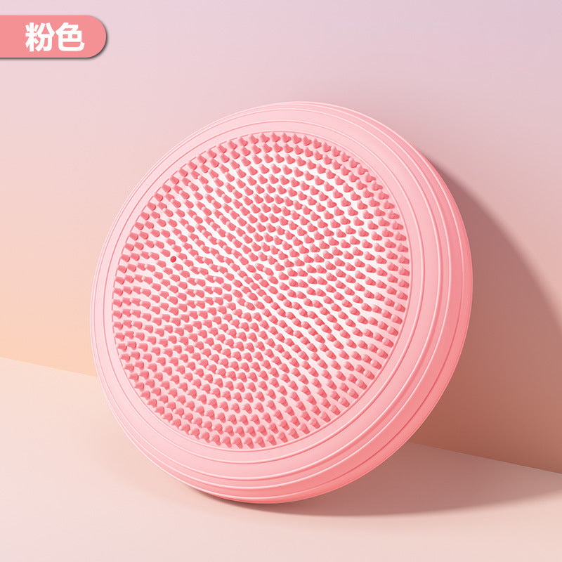 Yoga Inflatable Mat Balance Mat Rehabilitation Training Children's Balance Plate PVC Equipment Massage Ball Ankle Strength