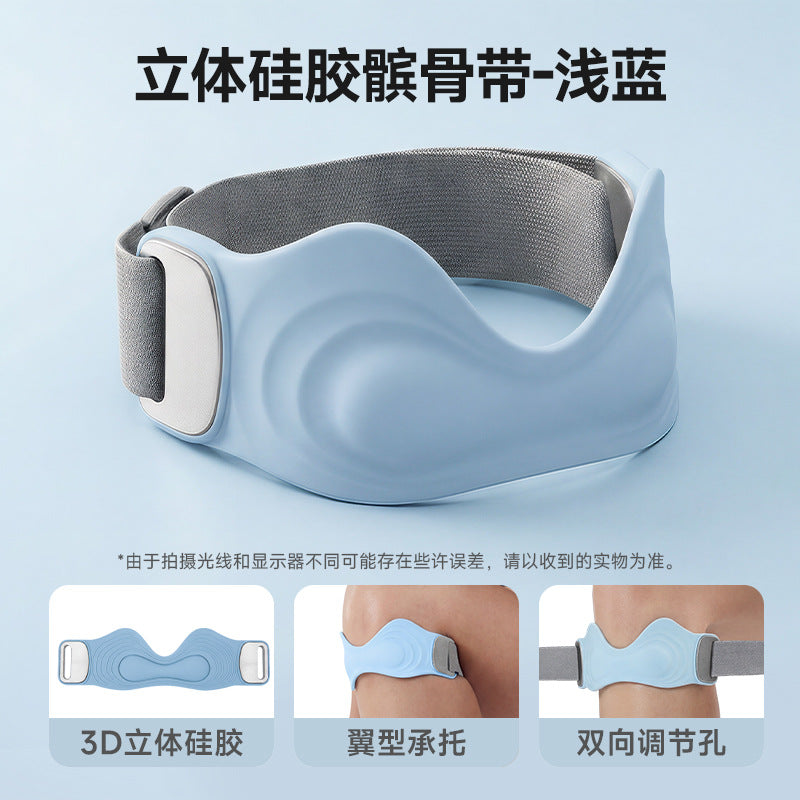 Cross-border new silicone patella strap knee pads professional grade airbag breathable non-slip fixed sports anti-injury adjustable