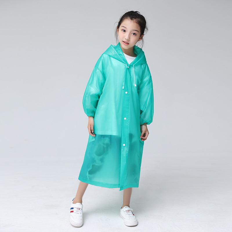 Emperor Walker Children's Raincoat Outdoor Fashion EVA Raincoat Travel School Poncho Portable Schoolboy Raincoat