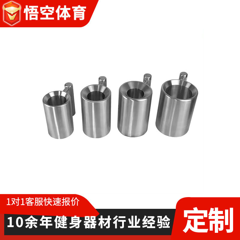 Stainless steel dumbbell cup practice overweight 8kg fitness cup overweight water cup fitness home stainless steel dumbbell cup