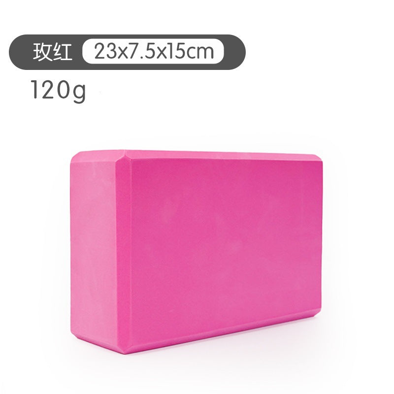 EVA Color Yoga Brick High Density Color Logo Eco-friendly Yoga Assistant One-word Horse Practice Tool