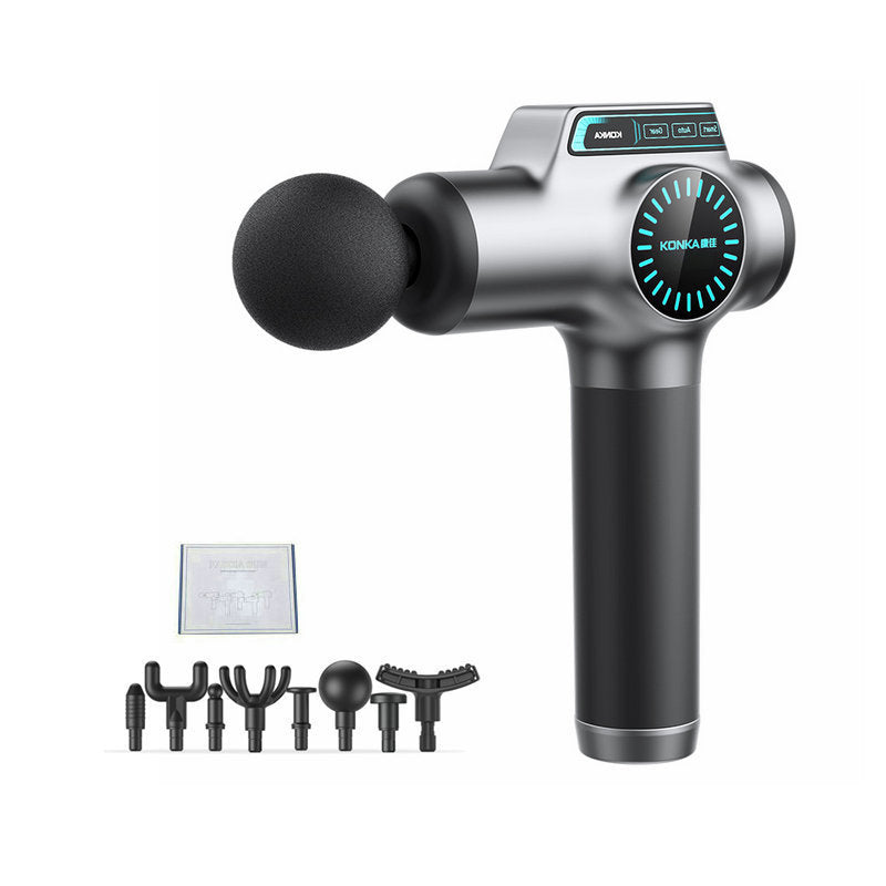 Amazon cross-border fascia gun supply 2500mAh blow electric massage gun deep tissue muscle massager