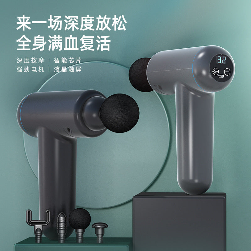 Fascia gun cross-border mini massage gun muscle relaxation massager electric cross-border Amazon fascia grab factory