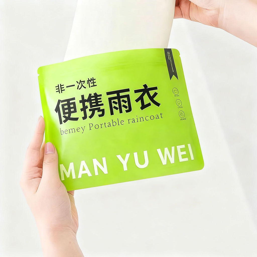 Non-disposable raincoat for outdoor travel Long thickened rainstorm-proof portable poncho Hiking concert Single raincoat