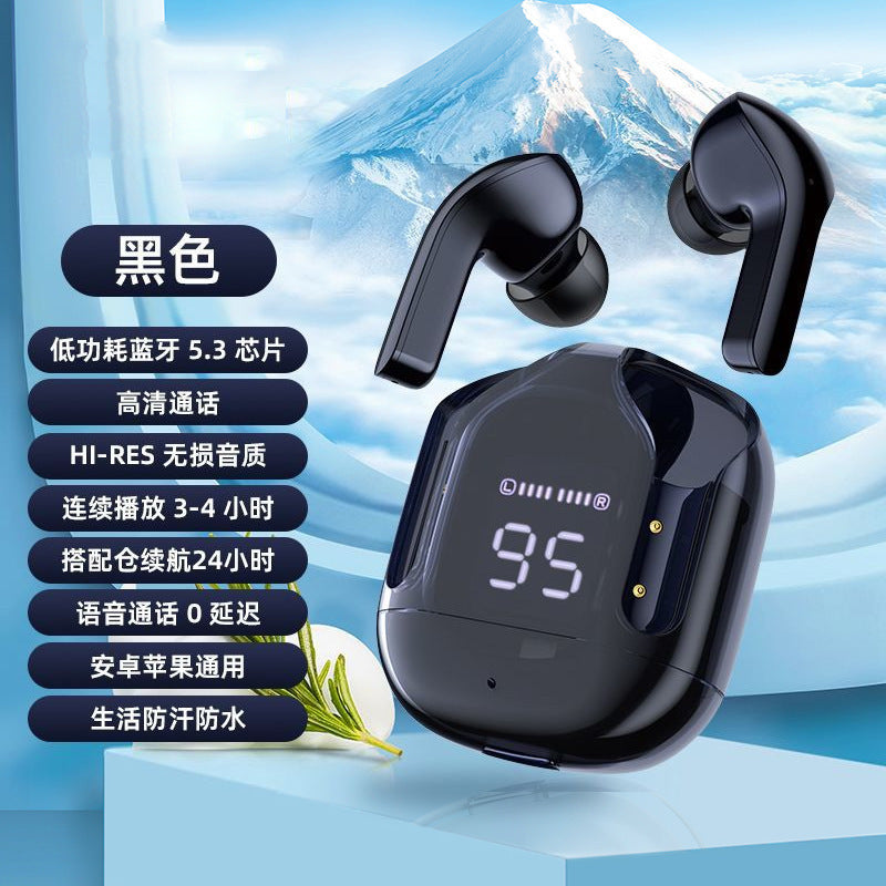 Foreign trade for air31 transparent high-quality in-ear sports digital display wireless bluetooth headset source factory