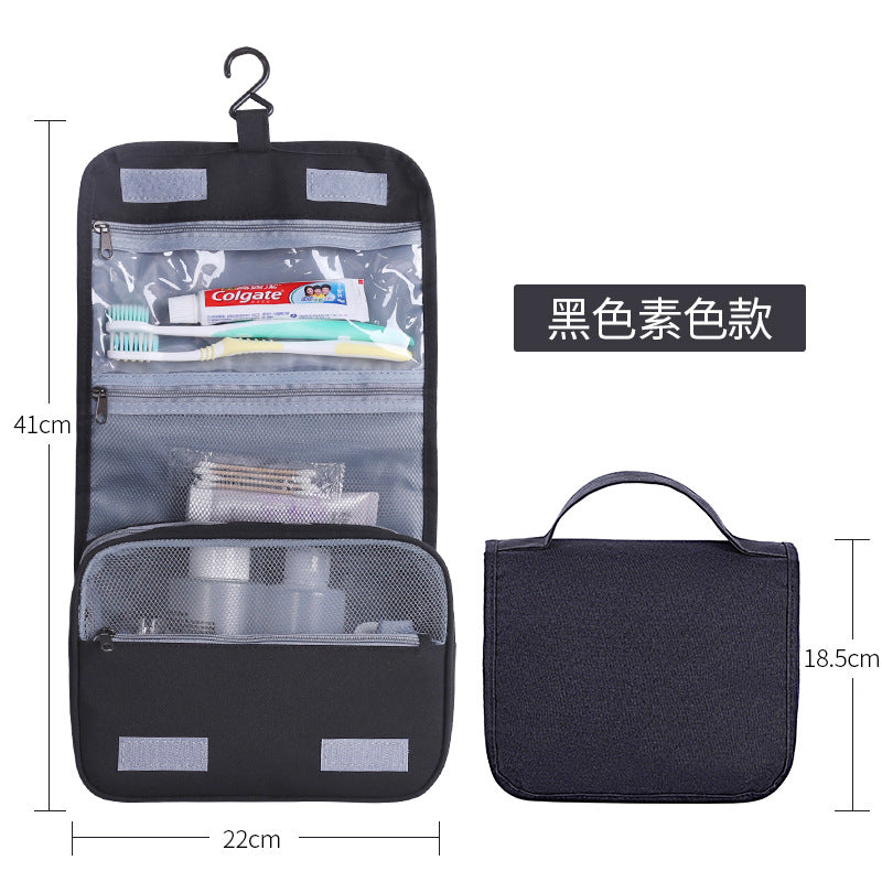Business gifts Men's toiletry bag Portable travel storage bag Large capacity waterproof folding cosmetic bag Dry and wet separation