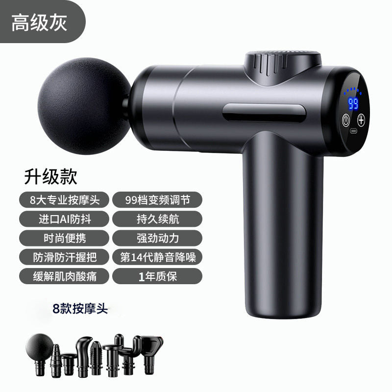 Amazon cross-border fascia gun supply 2500mAh blow electric massage gun deep tissue muscle massager