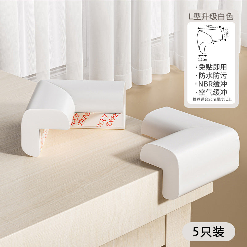 Table table corner anti-collision corner anti-collision strip anti-collision safety hemming soft bed corner sticker baby children right angle protective cover