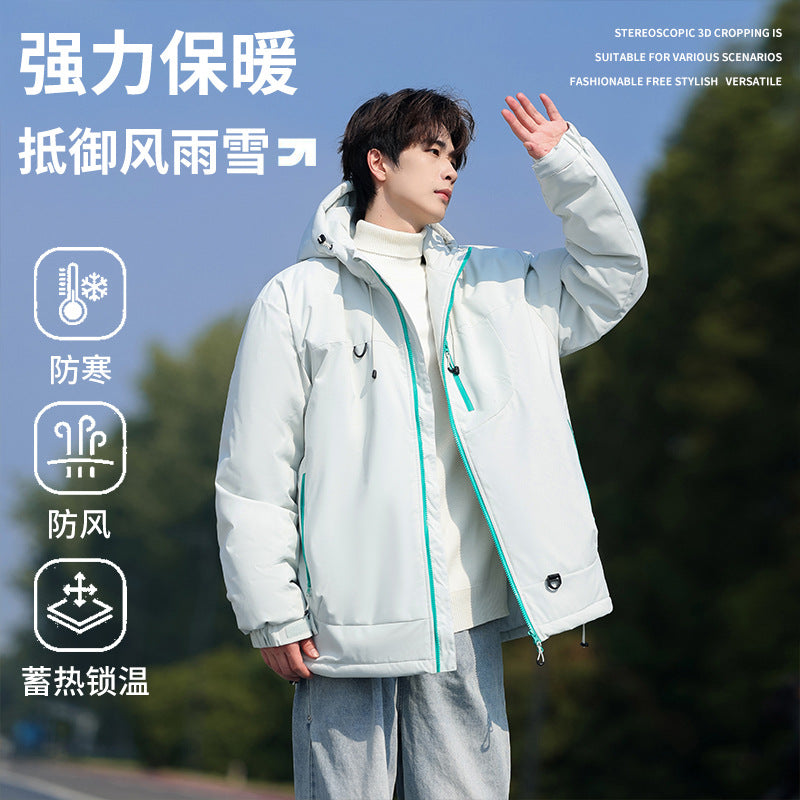 Couple soft shell three-in-one jacket men and women outdoor sports hiking cycling windproof waterproof mountaineering warm jacket