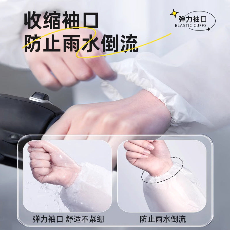 Disposable raincoat Adult children Outdoor travel Mountaineering hiking Thickened long full body rainstorm proof portable poncho