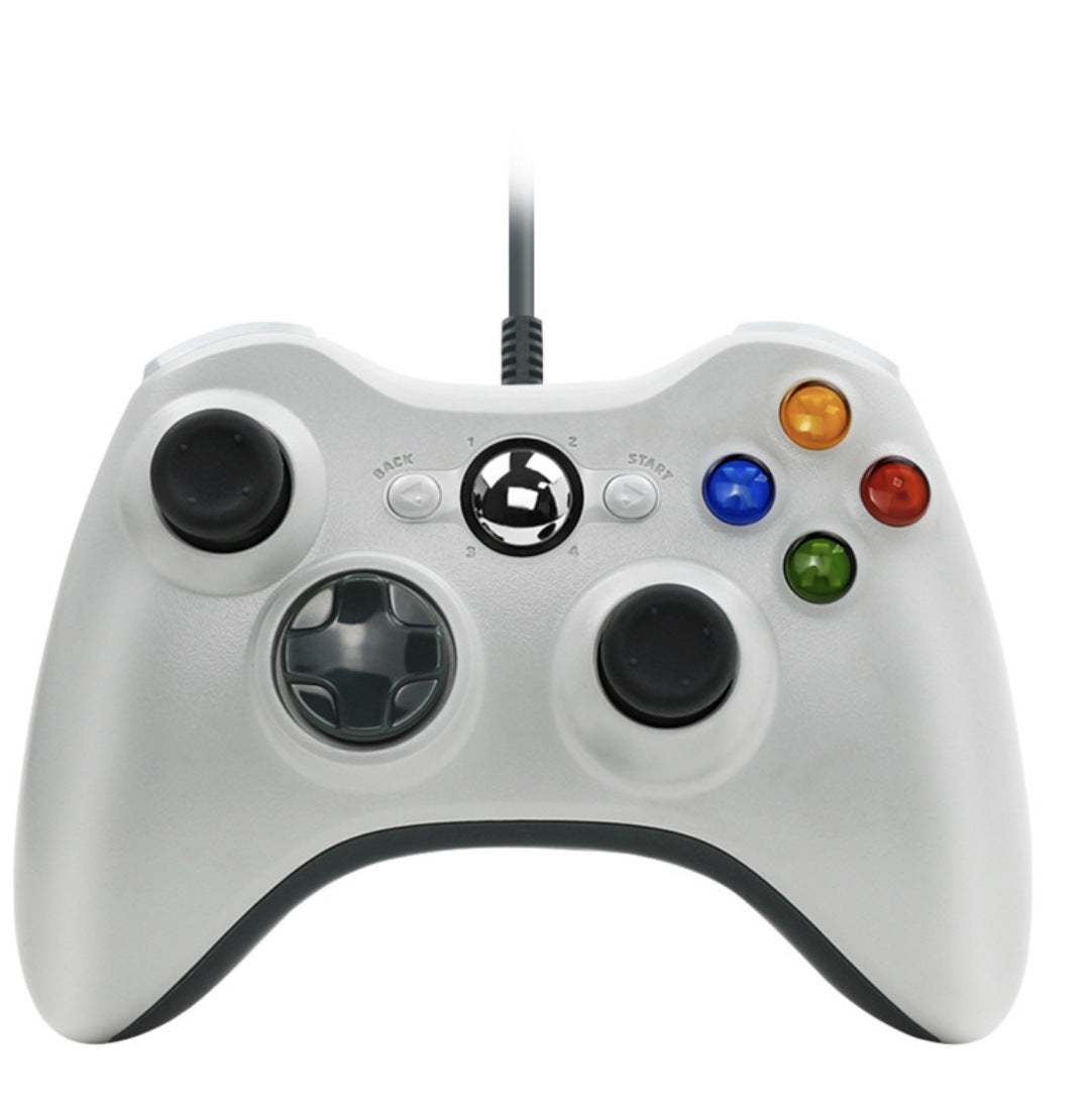 XBOX360 gamepad wired computer steam multi-function free drive vibration factory direct sales spot quick delivery