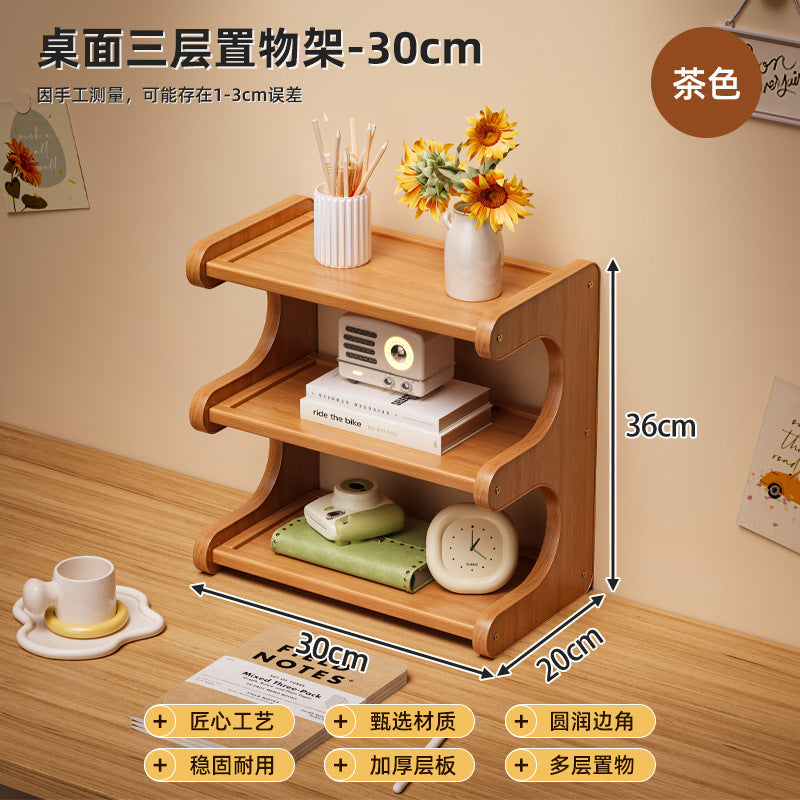 Desktop Shelving Multi-layer Storage Shelf Bookshelf Kitchen Supplies Office Household Cup Holder Home Goods Storage Shelf