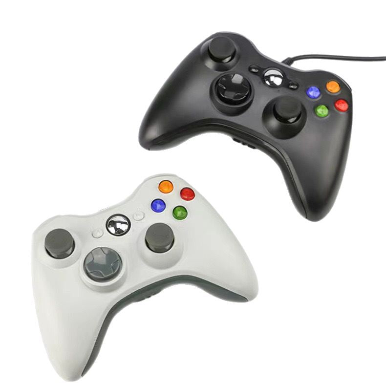 XBOX360 gamepad wired computer steam multi-function free drive vibration factory direct sales spot quick delivery