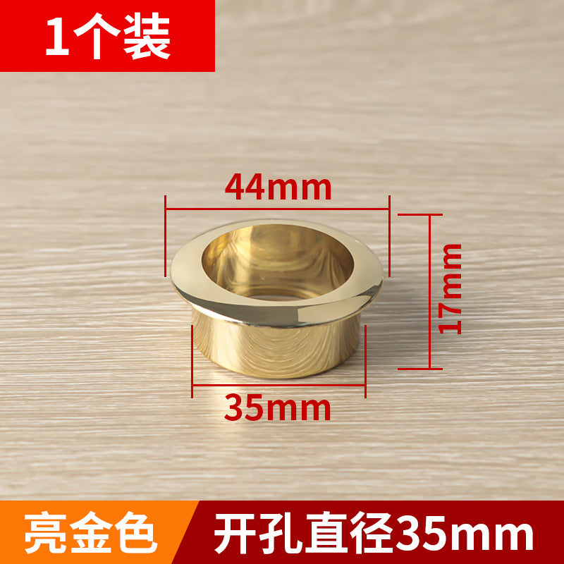 Nylon round wire box finishing hole cover computer desktop wire box desk threading hole furniture hardware accessories