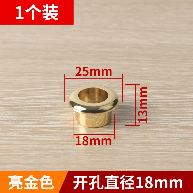 Nylon round wire box finishing hole cover computer desktop wire box desk threading hole furniture hardware accessories