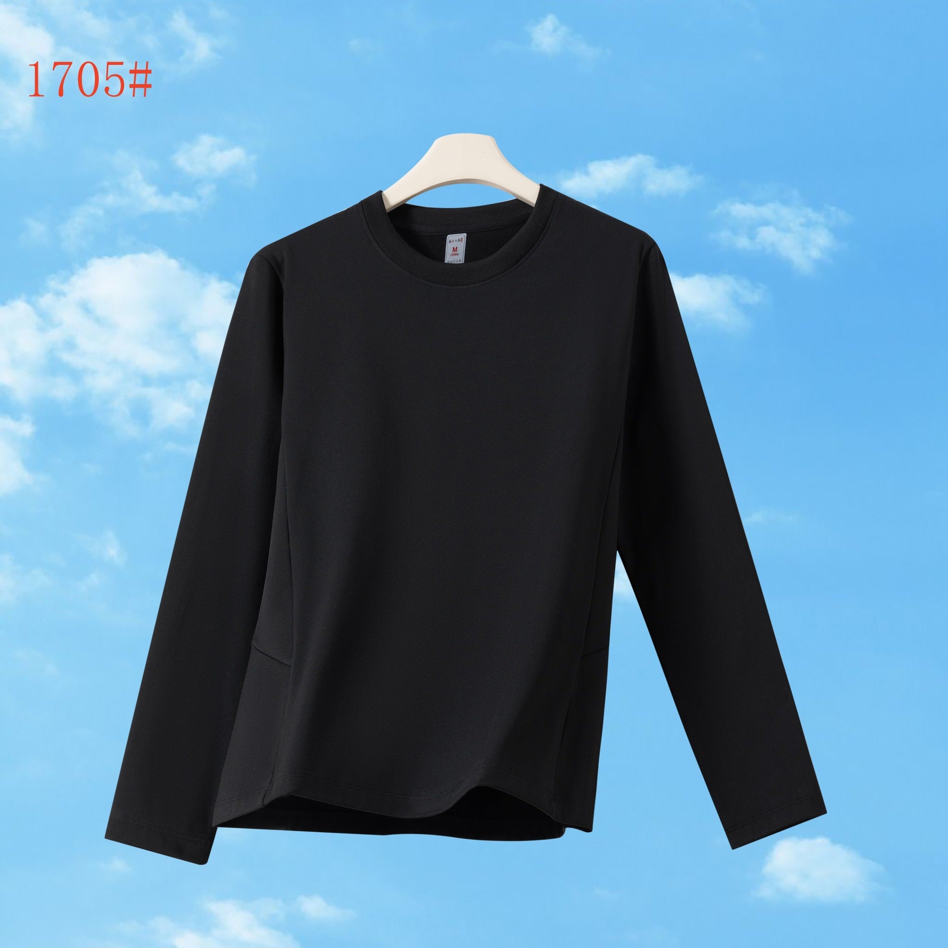 Outdoor running fitness sportswear moisture-absorbing quick-drying bottoming top men's and women's casual slim-fit crew neck long-sleeved t-shirt