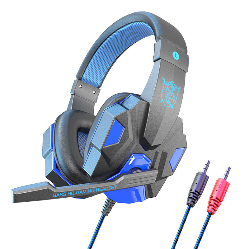 Cross-border dedicated ear + wired laptop special headset game e-sports headset factory wholesale