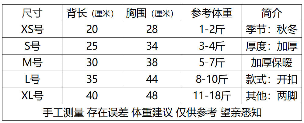 Dog cotton coat vest teddy cat small dog dog clothes Bigbear VIP Pomeranian Yorkshire autumn and winter clothing