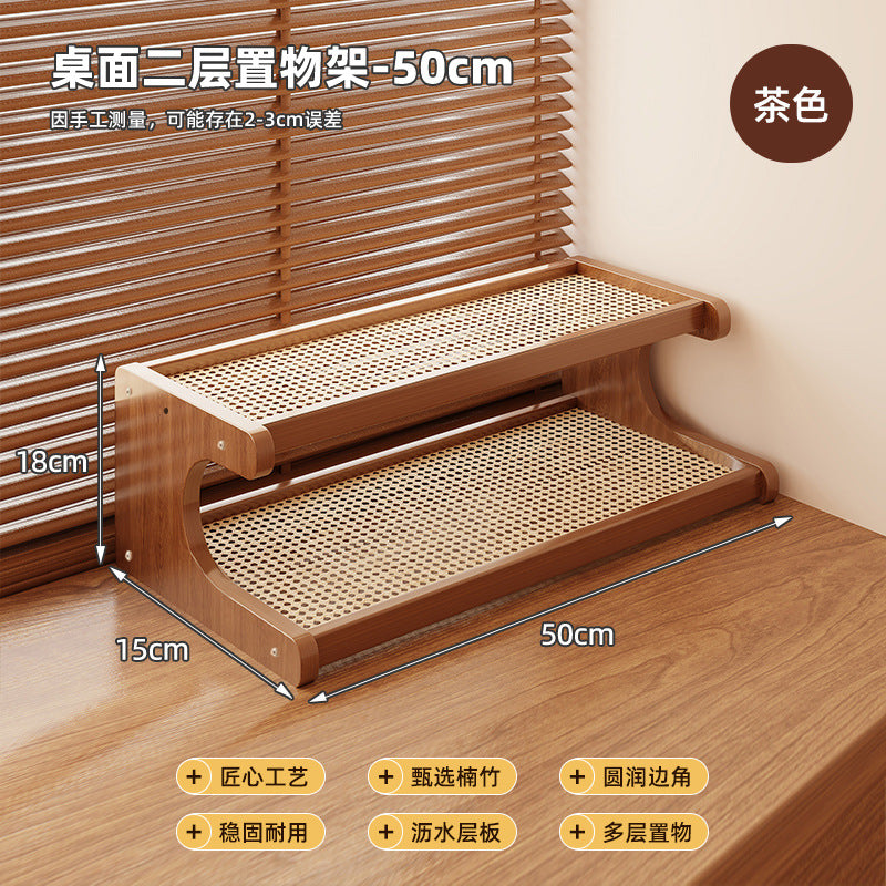 Desktop Shelving Multi-layer Storage Shelf Bookshelf Kitchen Supplies Office Household Cup Holder Home Goods Storage Shelf