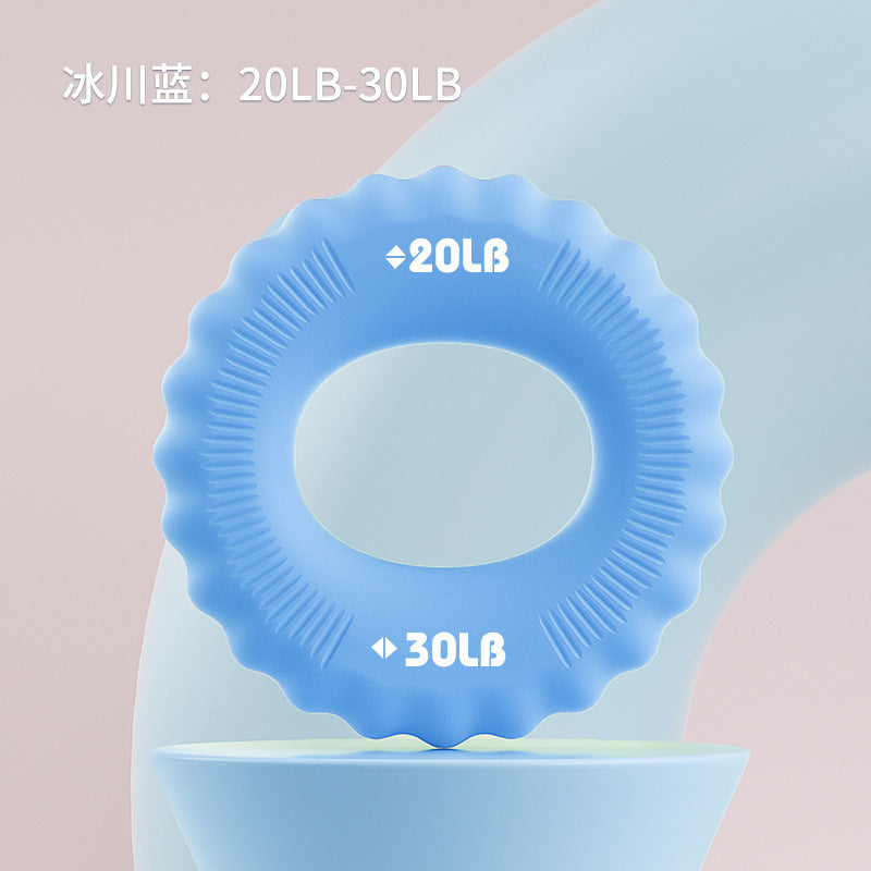 Strictly selected grip ring double strength professional exercise arm hand strength rehabilitation training massage silicone grip