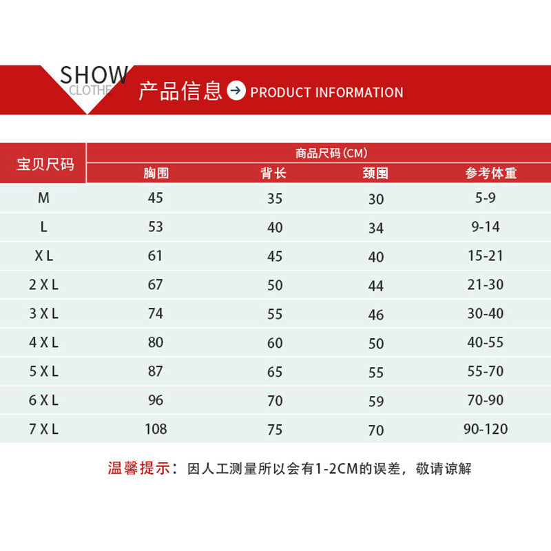 New dog winter thickened plush clothes snap button design cold and warm fully surrounded dog plush cotton clothes