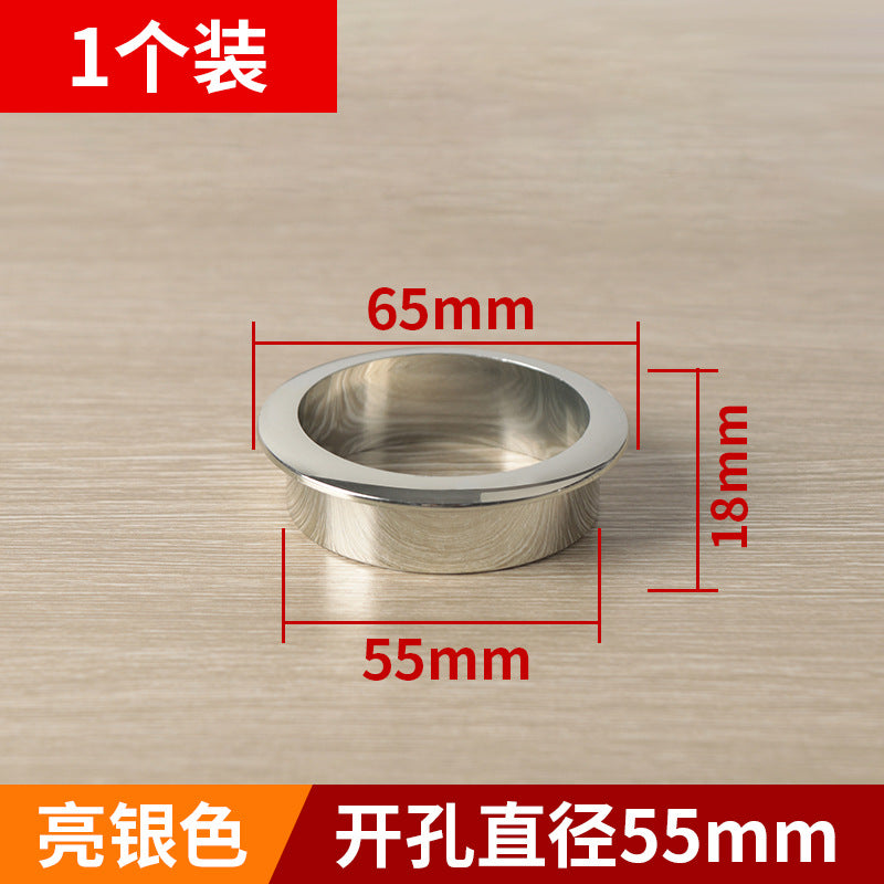 Nylon round wire box finishing hole cover computer desktop wire box desk threading hole furniture hardware accessories
