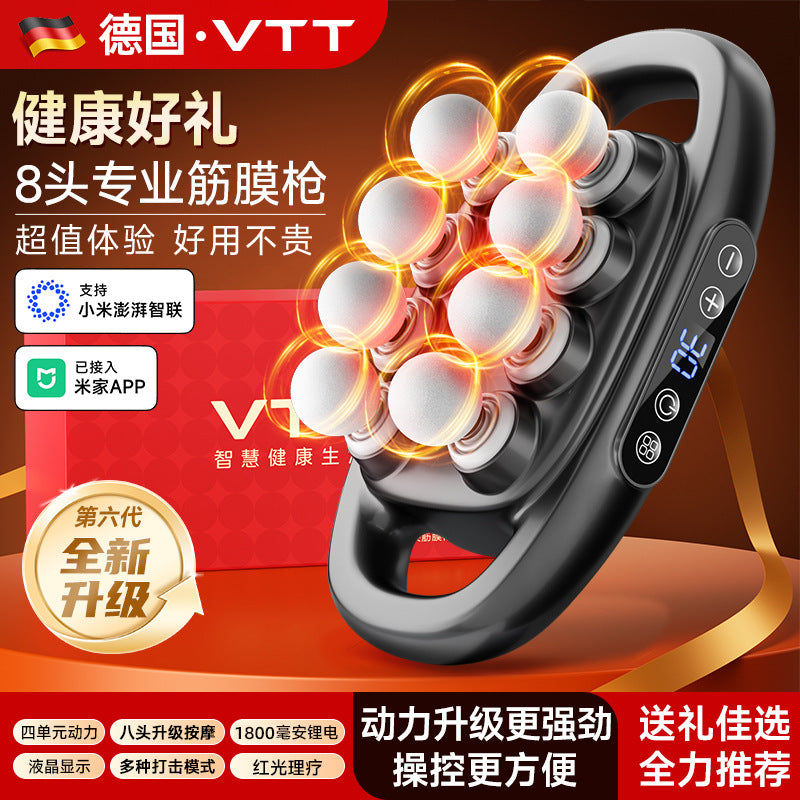 Cross-border 16-head fascia gun multi-head massager, waist and back muscles deep relaxation, 16-head massager manufacturer