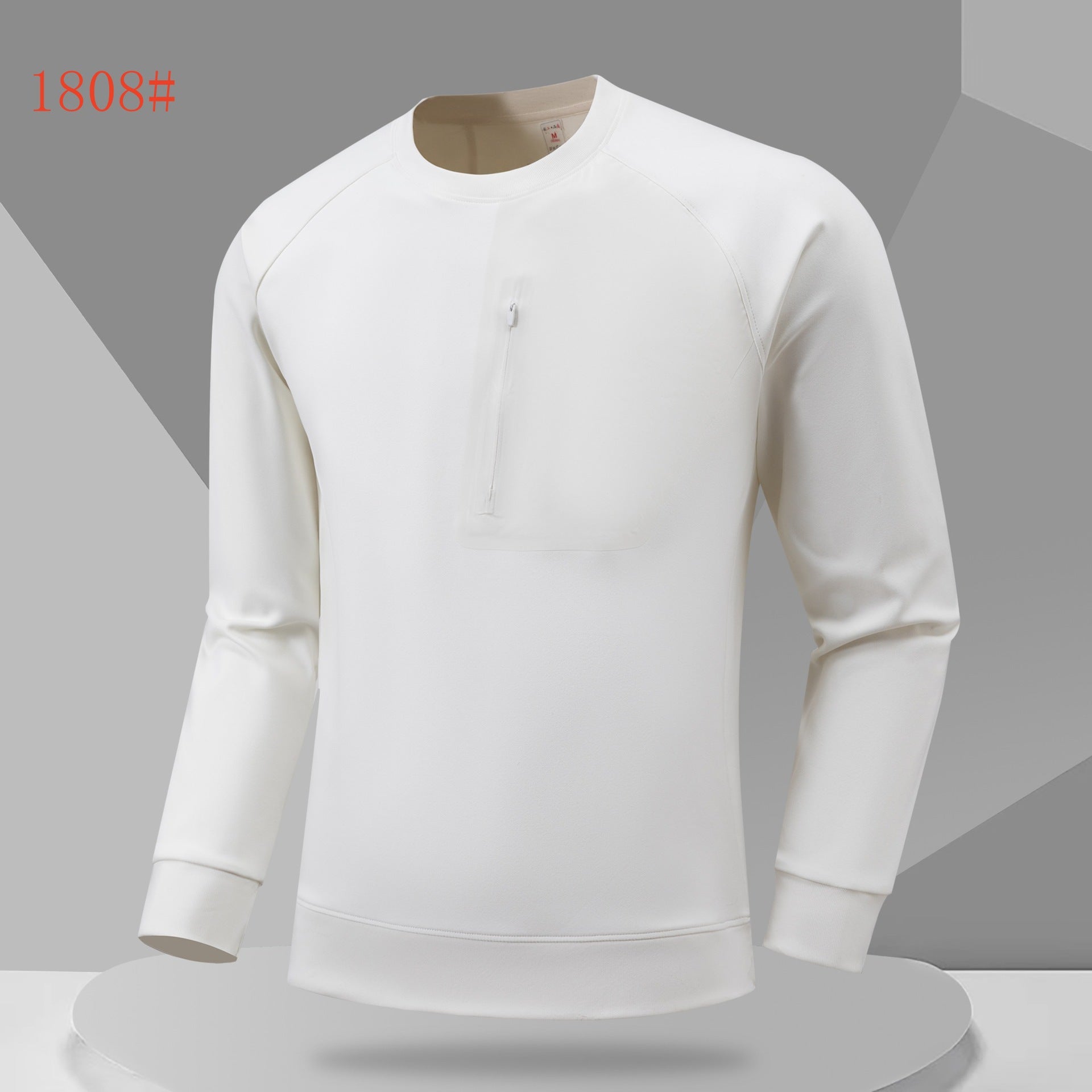 Outdoor running fitness sportswear moisture-absorbing quick-drying bottoming top men's and women's casual slim-fit crew neck long-sleeved t-shirt