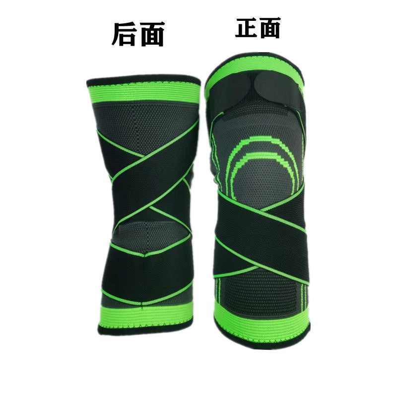 Nylon strap knee pads, pressurized anti-slide outdoor sports, basketball running, mountaineering, ventilation protection, wholesale by manufacturers