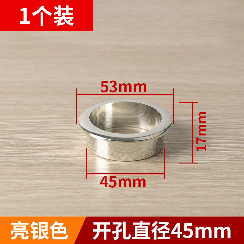 Nylon round wire box finishing hole cover computer desktop wire box desk threading hole furniture hardware accessories