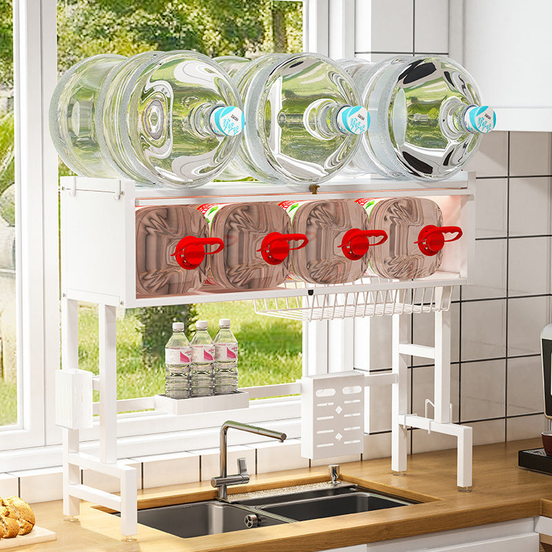 Wholesale Kitchen Sink Drain Rack Household Kitchen Multipurpose Sink Cupboard Dishes Door Storage Shelf