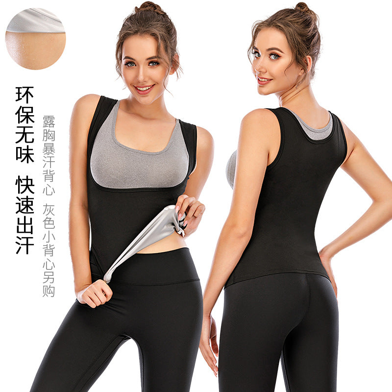 Outdoor running sports body sculpting sweatsuit set fitness yoga suit top large size sweatsuit wholesale for women and men