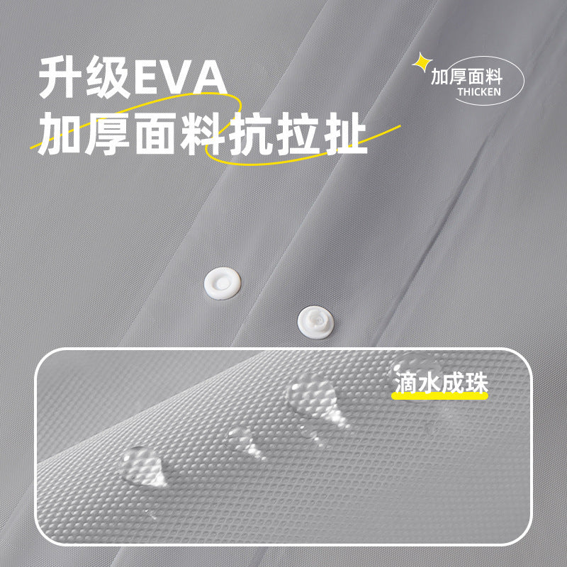 Non-disposable raincoat for outdoor travel Long thickened rainstorm-proof portable poncho Hiking concert Single raincoat