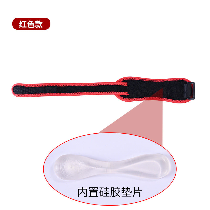 Silicone pressurized patella belt sports fitness badminton riding mountaineering breathability shock absorption men's and women's running knee pads spot