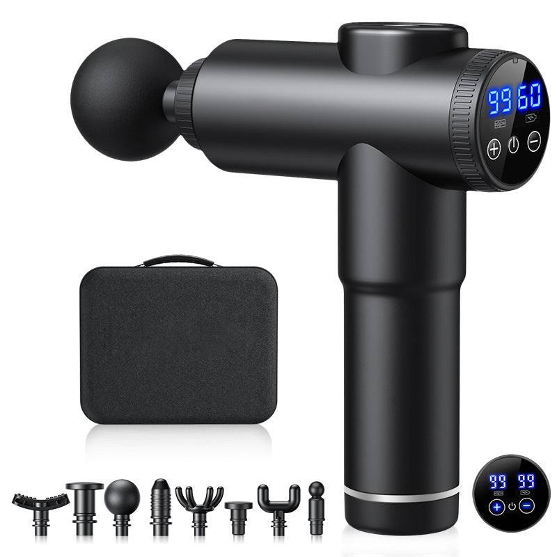 Cross-border fascia gun Amazon electric muscle relaxation massager household charging massage gun factory wholesale